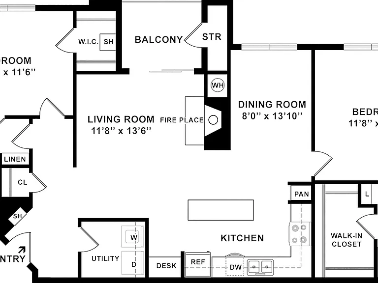 B2R Floorplan | Two Bedroom B2R Floorplan | Two Bedroom