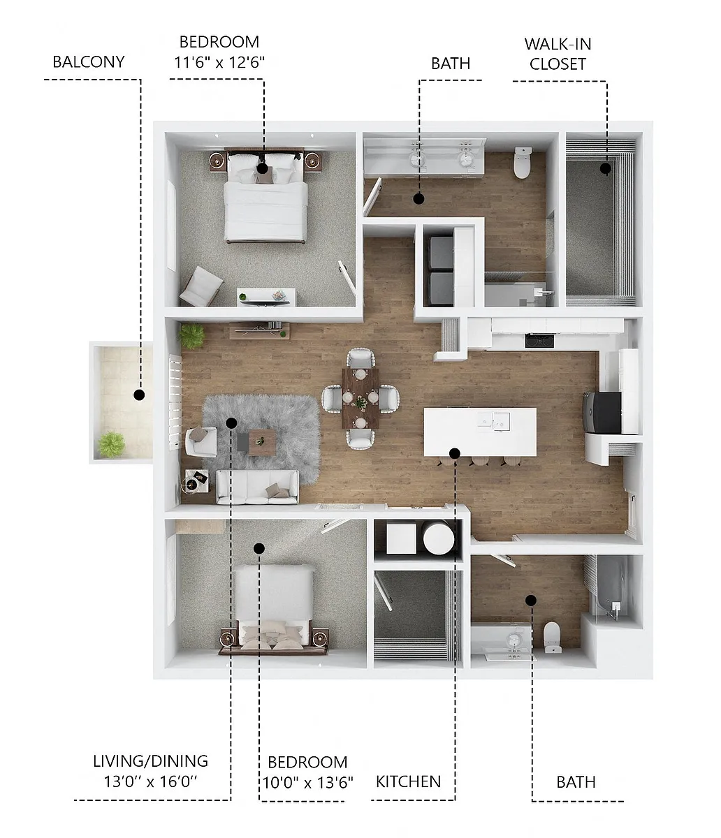 Floor plan B7