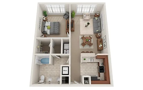 Floor plan A1C