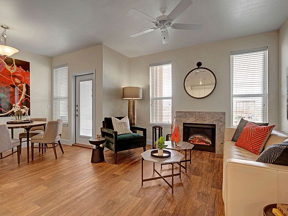 Latitude 31 Living Room with Fireplace