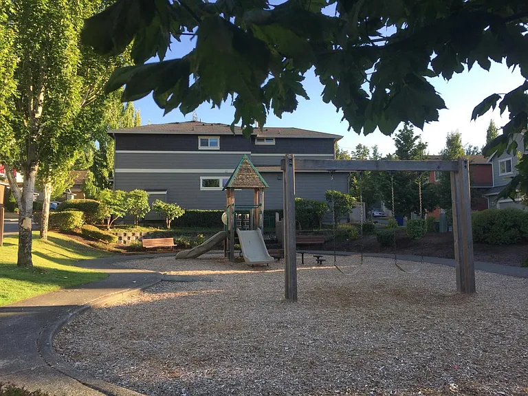 Neighborhood park around the corner