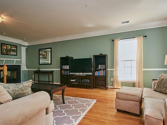 Living area features a gas fireplace