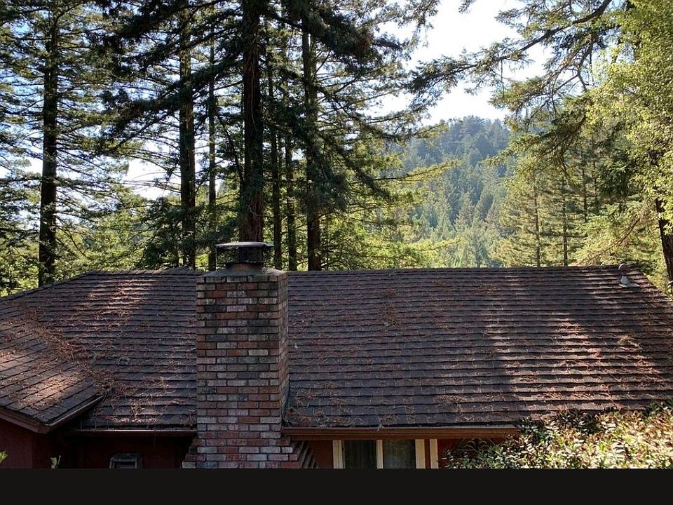 From Street View of back yard