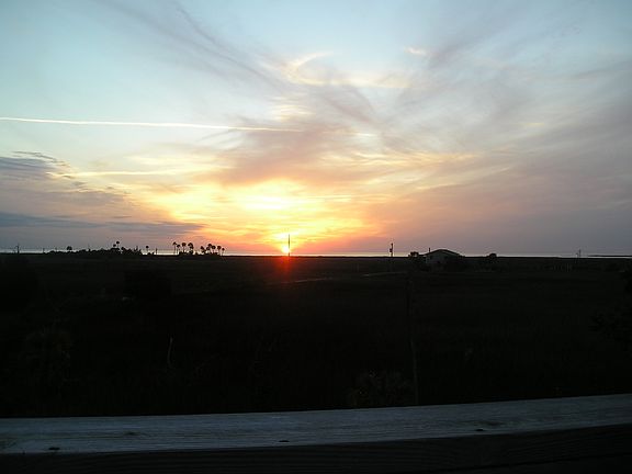 sunset over the Gulf