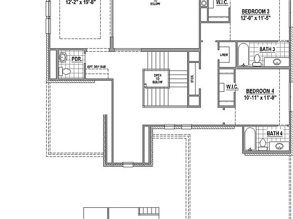 Plan 1643 2nd Floor