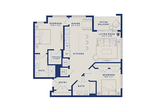 Floor plan B15