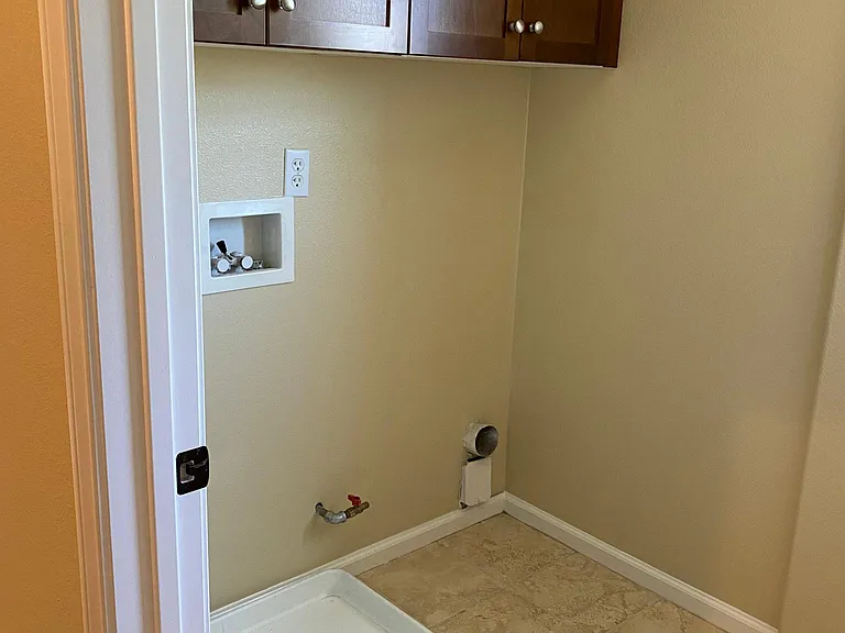 Laundry area hook up
