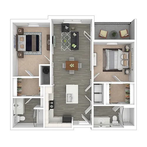 Floor plan The Everett