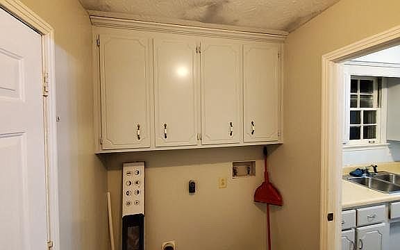 Large laundry with storage!