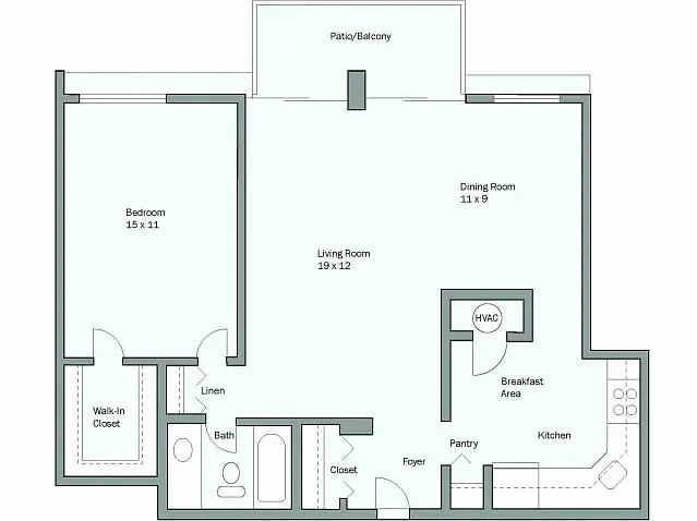 Floor plan Jefferson- Towers