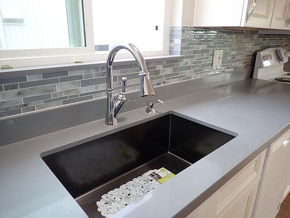 Fully Remodeled Modern Kitchen with Large, Deep Sink.