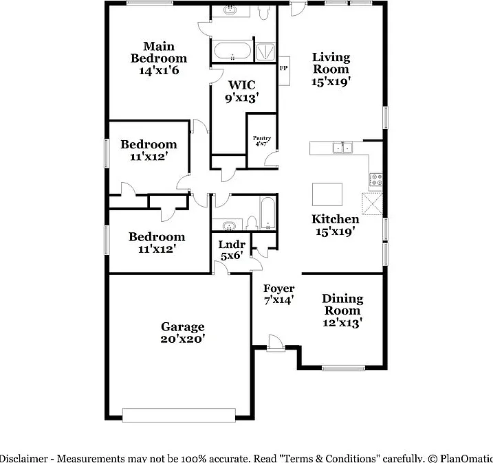 3 bed, 2.0 bath, 1802 sqft, $2,045 — Photo 2