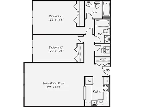 Floor plan B3