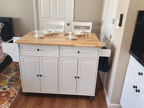 Kitchen island with seating
