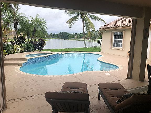 Pool and lake view 