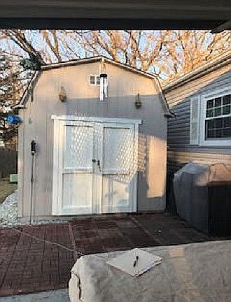 Outside Shed 