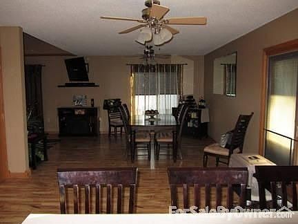 View of Dining Area from Kitchen
						:
						The main floor is an open floor plan