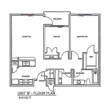 Floor plan 2X2