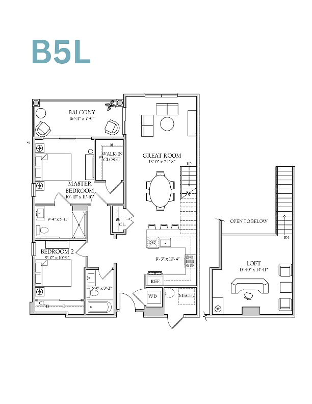 Floor plan Floorplan B5L