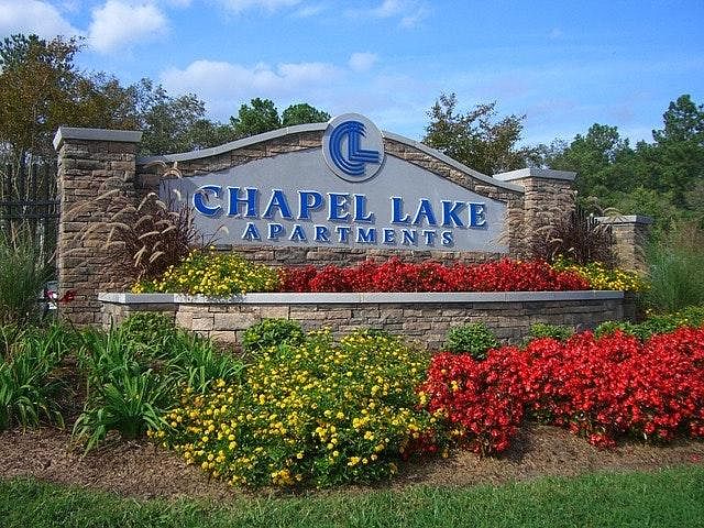 Chapel Lake Sign