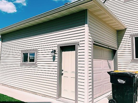 Garage back door