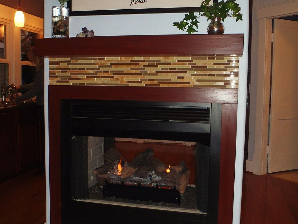 New See-Through Gas Fireplace in the living room 