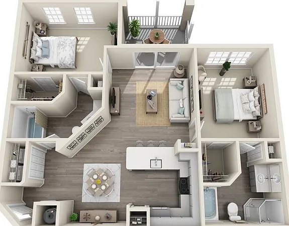 Two Bedroom Two Bath Two Bedroom Two Bath