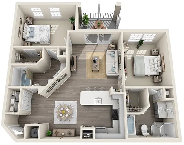 Floor plan B1