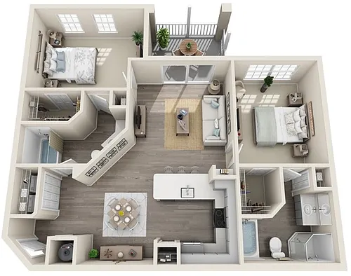 Floor plan B1