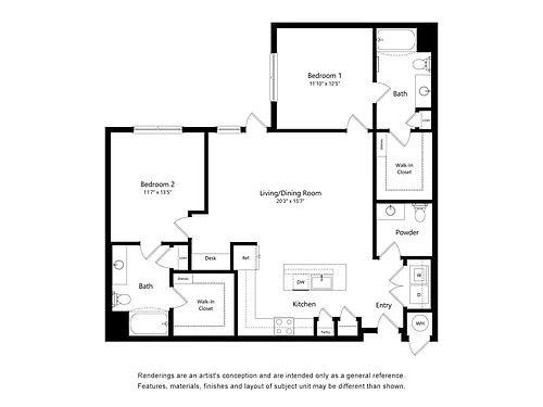 Floor plan 2C