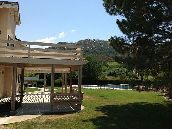 Patio and back yard