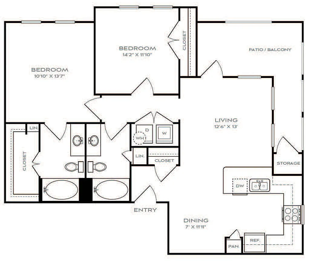 Floor plan B1