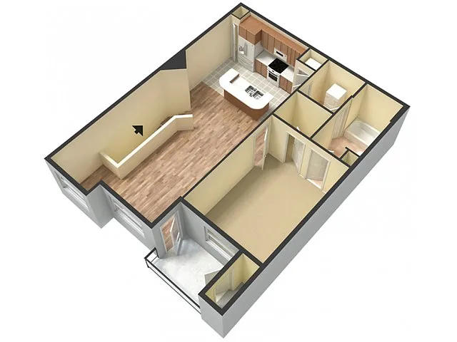 Floor plan 1 Luxury Terrace