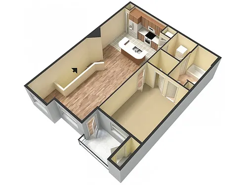 Floor plan 1 Luxury Terrace