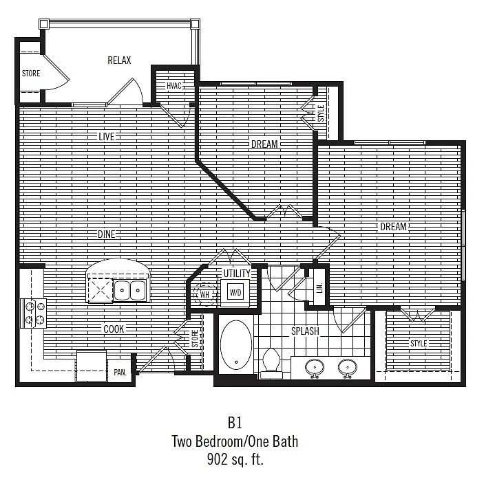 Floor plan B1