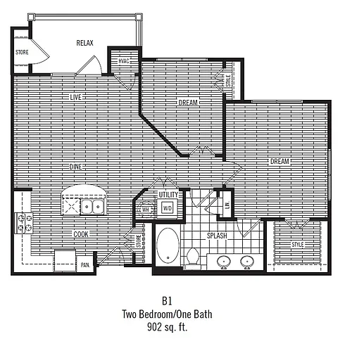 Floor plan B1