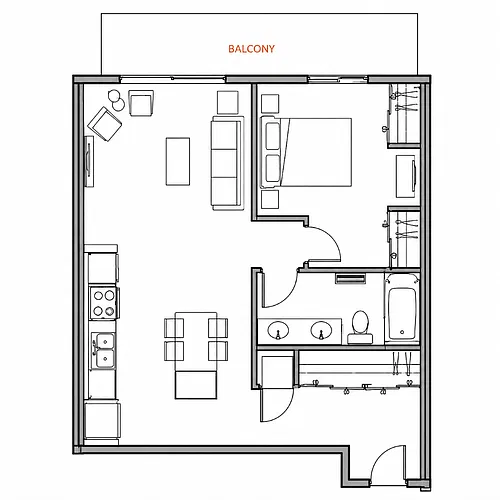 Floor plan copper