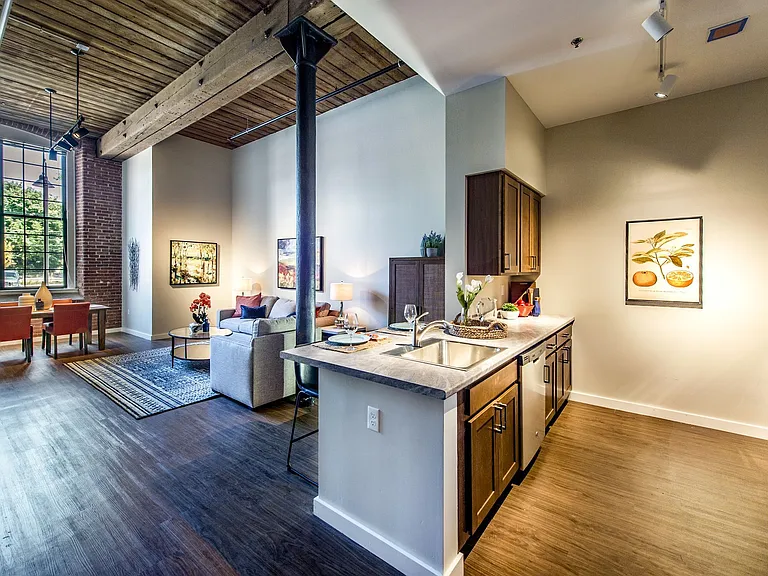 Kitchen & Living Room Flow