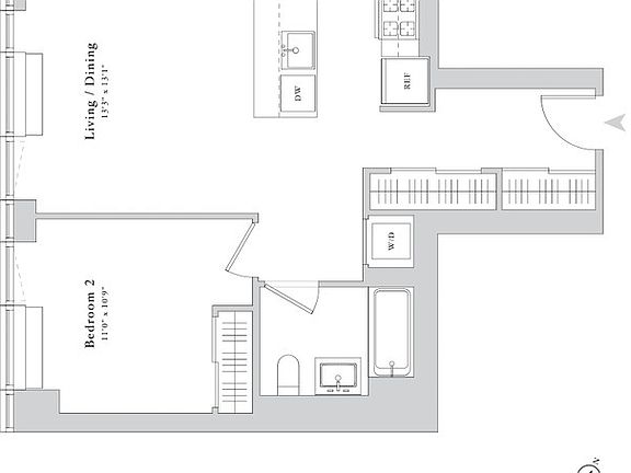 2nd image of 44-28 Purves St Penthouse 1G