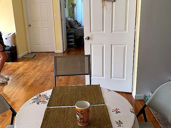 Dining area next to kitchen.