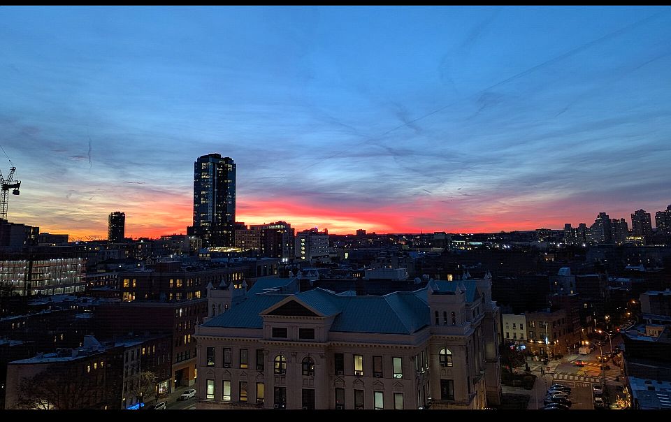A Beautiful sunset from the private balcony