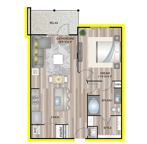 Floor plan A2P6