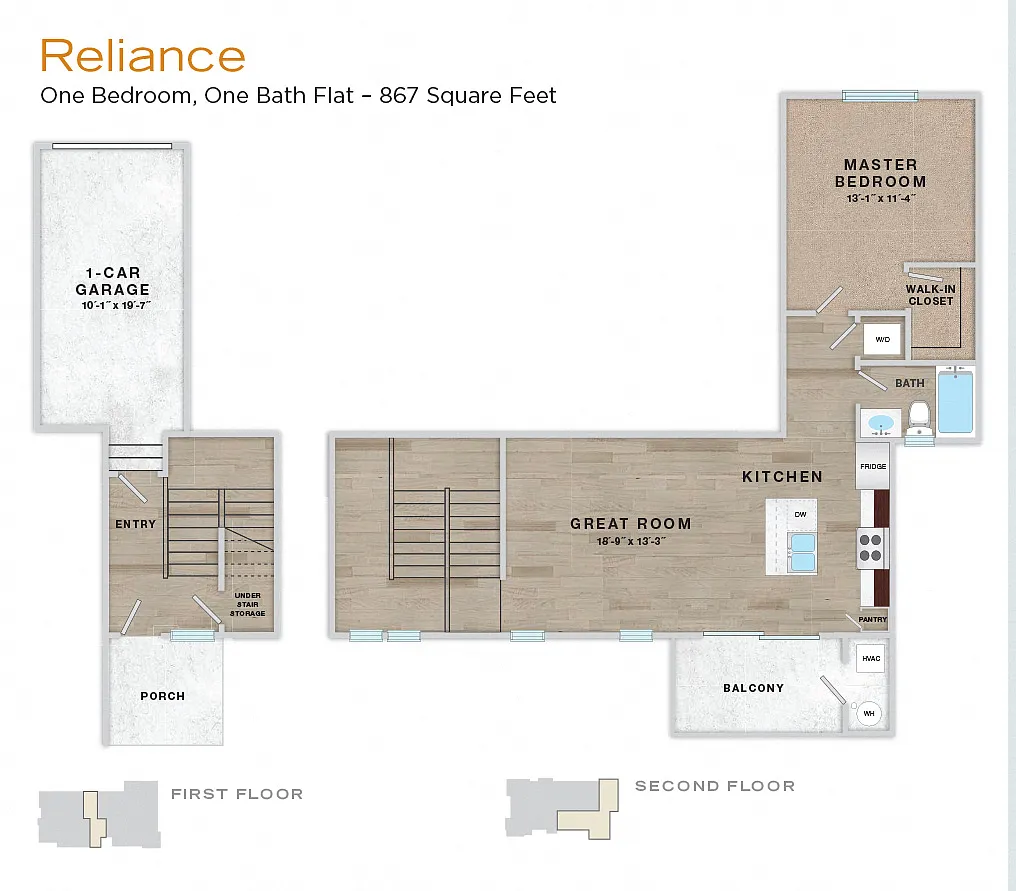 Floor plan Park - Reliance 1/1