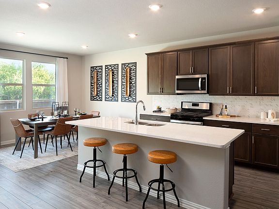 Enjoy having company sit at the island while you cook.