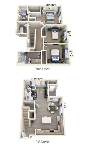 Floor plan C1T-1437sq