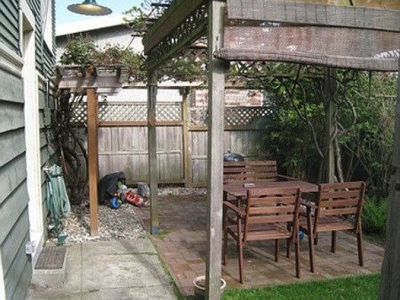 Backyard patio
