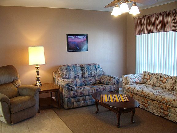 A shot of the living room looking west.