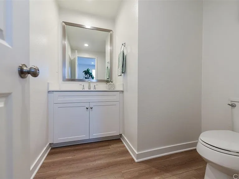 Downstairs half bath