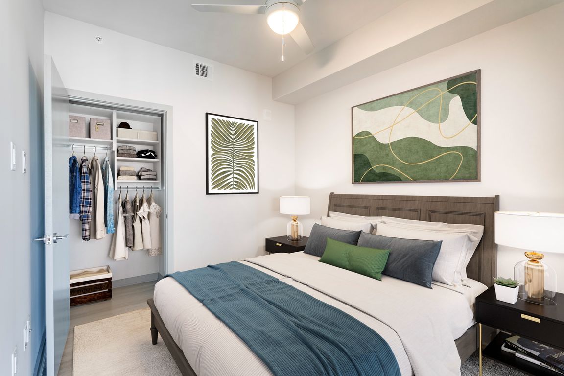 Studio Bedroom with Spacious Closet