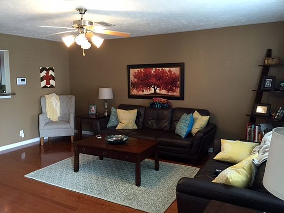 Great Room with Ceiling Fan